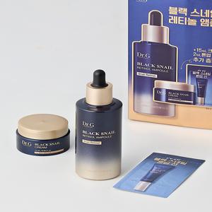 [닥터지] 블랙 스네일 레티놀 앰플 50ml (+크림15ml, 톤업선 2ml 증정)