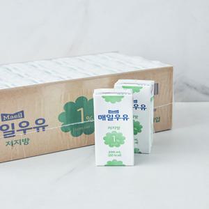 [매일] 멸균 우유 저지방 (200mL X 24개입)