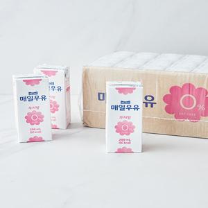 [매일] 멸균 우유 무지방 (200mL X 24개입)