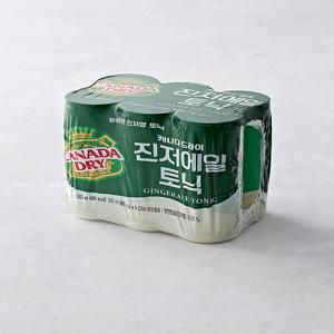 [캐나다드라이] 진저에일 (250mL X 6캔)