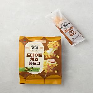 [고메] 포테이토치즈 핫도그 400g(100gX4개입)