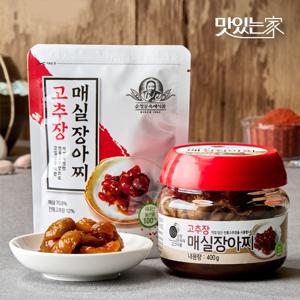 순창문옥례식품 고추장 매실장아찌 150g 파우치 100%국내산