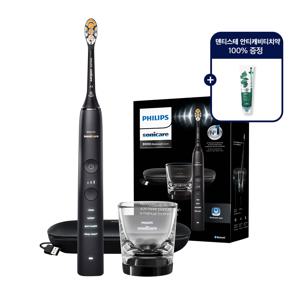 PHILIPS  소닉케어 다이아몬드클린 블랙 HX9914/75 + 덴티스테 치약