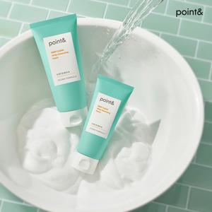 [포인트앤] point& 딥클린 휩 클렌징 폼 200g X 2개