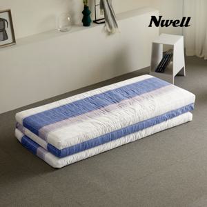 천연라텍스 3단 접이식 토퍼 매트리스 로지 5cm/Q