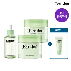 밸런스풀 시카 패드 60매X2개+시카 진정 세럼 50ml (+시카크림20ml)