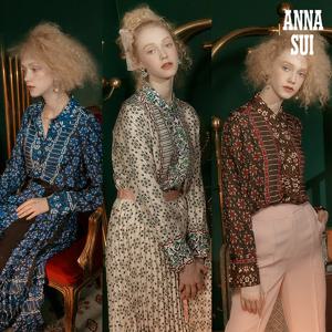 9.[최초가 199000원]  ANNA SUI  판타지아 실크 블랜딩 블라우스 1종