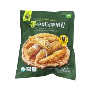 튀김공방 통오이 고추튀김 1KG_냉동