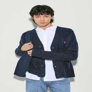 남성 박시핏 TOMMY 뱃지 케이블 가디건 T32E7KCD40TMT1