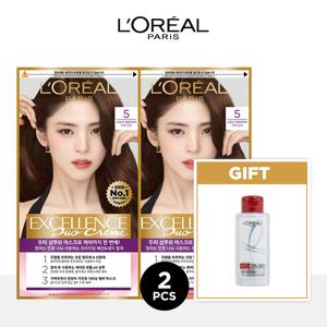 엑셀랑스 듀오크림 염모제 1+1+본드리페어 샴푸 100ml