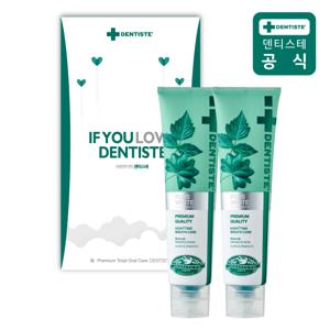 [선물세트]덴티스테 뉴플러스화이트 치약 160g 2개(+쇼핑백)