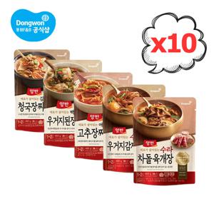 동원 양반 국/탕/찌개×10개 [청국장/고추장/된장/감자/육개장]