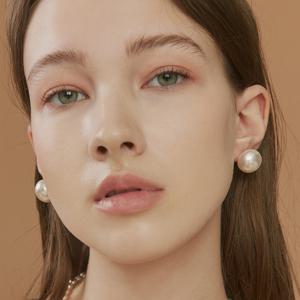 [Hei][주현영, 선미, ITZY 유나, 김고은, 이현이, 태연, 정소민, 우주소녀 설아 착용] pumpkin pearl earring