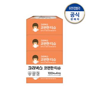 코편한 티슈 100매x4개입