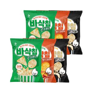 익사이클 바삭칩 45g 오리지널 x2개+핫스파이시 x2개+트러플 x2개