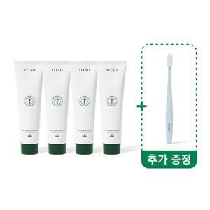 티타드 프레시 브레스 플러스 치약 180g 대용량 4개 + 칫솔 1개