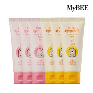 마이비 겔형 베이비치약 1단계 50g 3개/0~2세