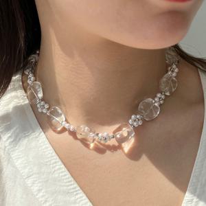 겟미블링 Ice Flower Necklace N338