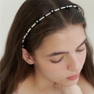 pearl flower hairband H268