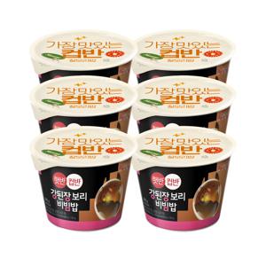 햇반 컵반 강된장보리비빔밥 280g x6개