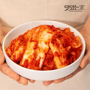 [45년 칼국수 명인 강남교자] 마늘 겉절이 김치 3Kg(주문제작, 출고 당일 버무린 김치)