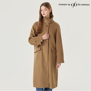 정상가:329,000원 | 투웨이 발마칸 포켓 스트랩 울 롱 코트 (NO4JH009L0)