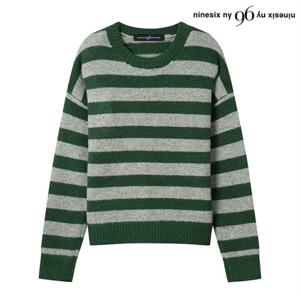 [시즌오프] 정상가:69,000원｜단가라 라운드넥 데일리 울 긴팔 니트 (NO4KT018L0)