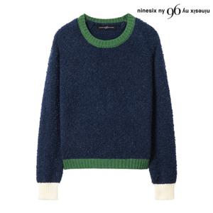 정상가:89,000원 | 배색 나그랑 울 니트 (NO4KT036L0)