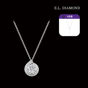 [E.L DIAMOND]18K 랩다이아몬드 1.29캐럿 알파 목걸이