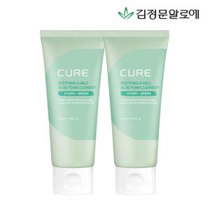 큐어 수딩 앤 마일드 알로에 폼 클렌저 100ml 2개