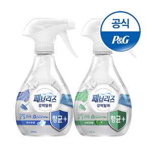 페브리즈 섬유탈취제 항균플러스 370ml 2개 깨끗 산뜻