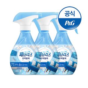 페브리즈 섬유탈취제 상쾌한 향 370ml 3개