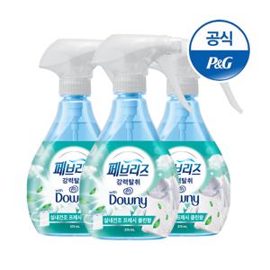 페브리즈 섬유탈취제 다우니실내건조 향 370ml 3개