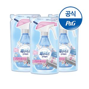 페브리즈 섬유탈취제 은은한 향 320ml 리필 3개