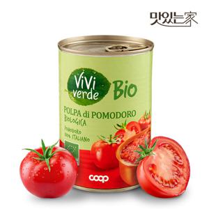 COOP 비비베르데 이탈리아 유기농 폴파 디 포모도로 토마토 퓨레 400g 무첨가물 Non GMO