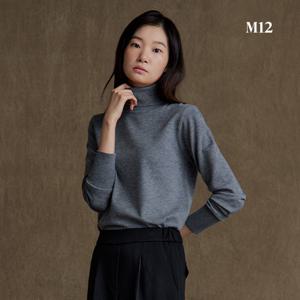 [온플/일시불2만▼]M12 24FW 여성 울블렌디드 터틀넥 풀오버 4종