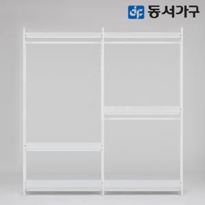 동서가구 몬티아 PLUS 철제 시스템 셀프 드레스룸/2000 3단 행거 DF643858