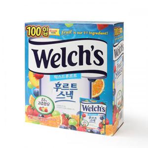 [Welchs]웰치스 믹스 후르츠 젤리 2.5kg 100입