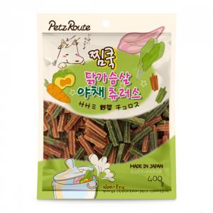 펫츠루트 찜쿡 닭가슴살 야채 츄러스 400g