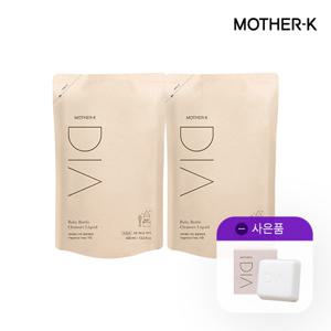 [디아세탁비누 150g GIFT] 디아 젖병세정제 400ml+400ml 리필형 (무향)