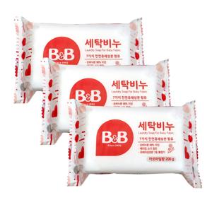 비앤비 유아 세탁비누 200g 카모마일 X 12개/ 아기빨래