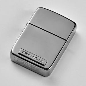 ZIPPO 라이터 1941 티타늄 엠블렘 디자인 블랙 ZPN2MA017R