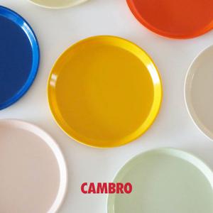 [수입원] 캠브로 CAMBRO 캠트레이 카페 원형 쟁반 트레이