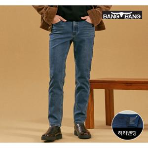 F/W 남성 라이크라 이중직 기모 데님 인디고