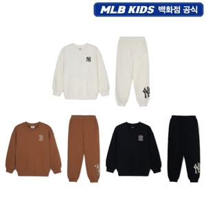 MLB키즈 클래식 모노그램 기모 빅럭스 맨투맨 세트 7AS2M0246 JS