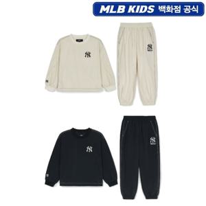 MLB키즈 스트릿 로고 우븐 맨투맨세트 7AS2B0246 JS