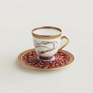 슈발도리앙 커피컵 & 소서 2P 세트 Hermes Cheval d'Orient Coffe Cup 2P Set