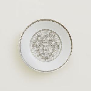 모자이크플래티넘소이 디쉬 Hermes Mosaique Platinum Soy Dish