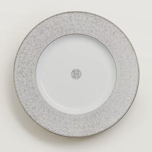 모자이크플래티넘프레젠테이션 접시 Hermes Mosaique Platinum Presentation Plate