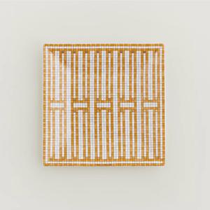 모자이크골드사각 접시 2번 Hermes Mosaique Gold Square Plate N2